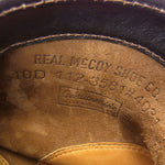 The REAL McCOY'S ザリアルマッコイズ JOE McCOY ジョーマッコイ ホースハイド ワーク ブーツ ベアヘッド ダークブラウン系 US10D【中古】