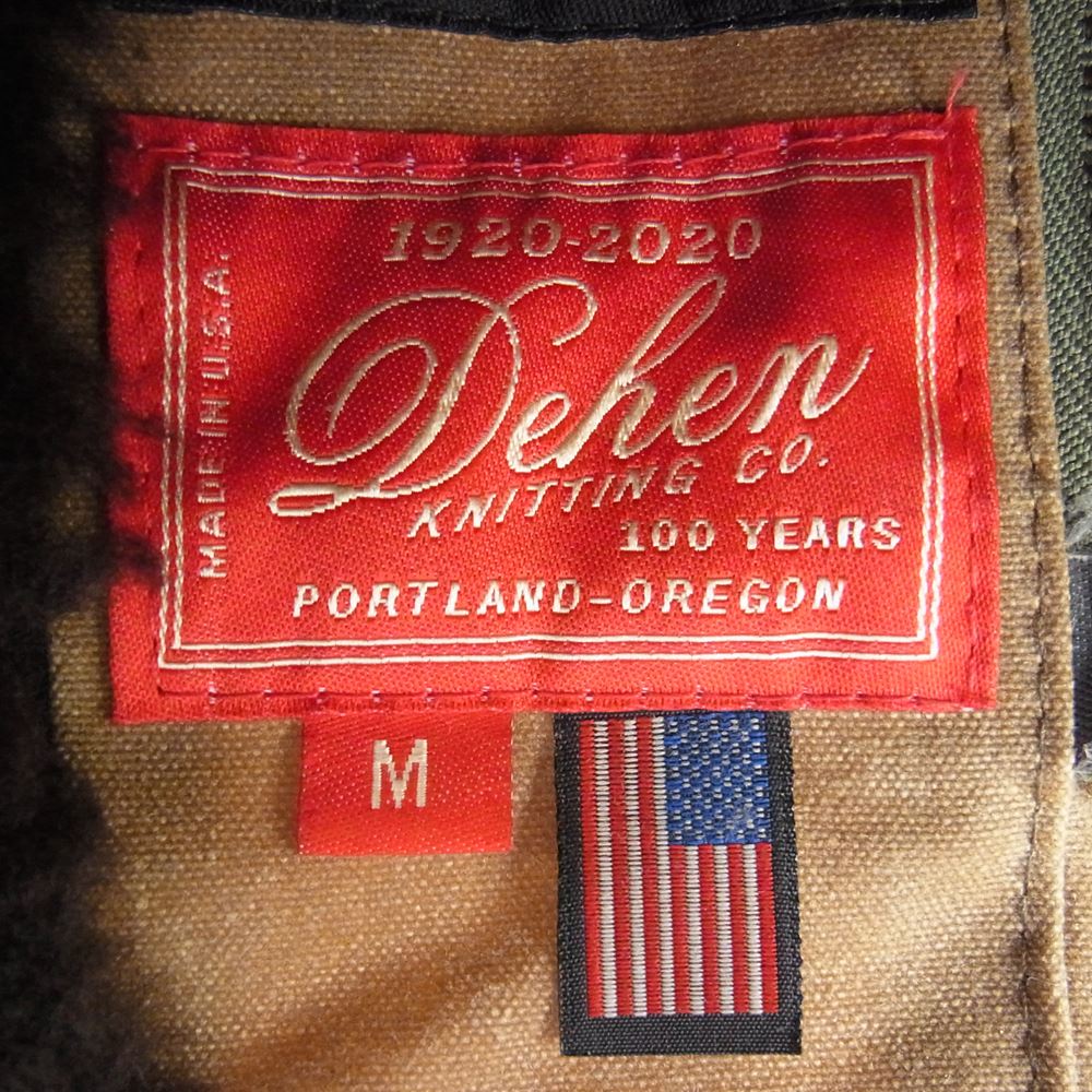 WESCO ウエスコ × DEHEN N-1 JACKET Dark Tan & Brown Sheep Skin Mouton ディーエン オイルド デッキ ジャケット ライトブラウン系 M【中古】