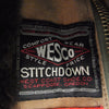 WESCO ウエスコ × DEHEN N-1 JACKET Dark Tan & Brown Sheep Skin Mouton ディーエン オイルド デッキ ジャケット ライトブラウン系 M【中古】