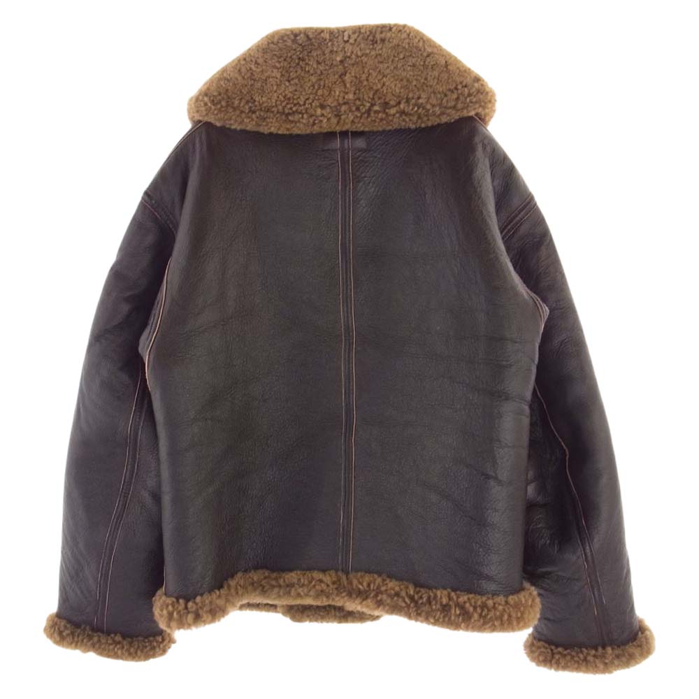 The REAL McCOY'S ザリアルマッコイズ MJ20102 R.A.F. IRVIN FLIGHT JACKET アーヴィン フライト ジャケット ムートン ブラウン系【美品】【中古】