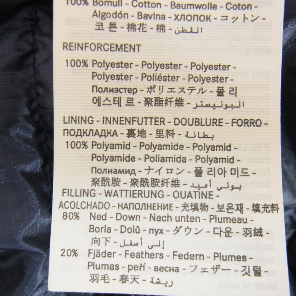 KLATTERMUSEN クレッタルムーセン Munin Jacket eta proof ムーニン ダウン ジャケット ネイビー系 S【中古】