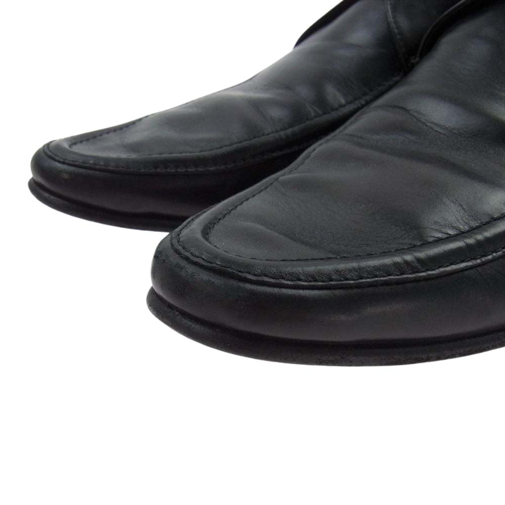 LOUIS VUITTON ルイ・ヴィトン BA0055 Uチップ レザー チャッカブーツ ブラック系 6.5【中古】
