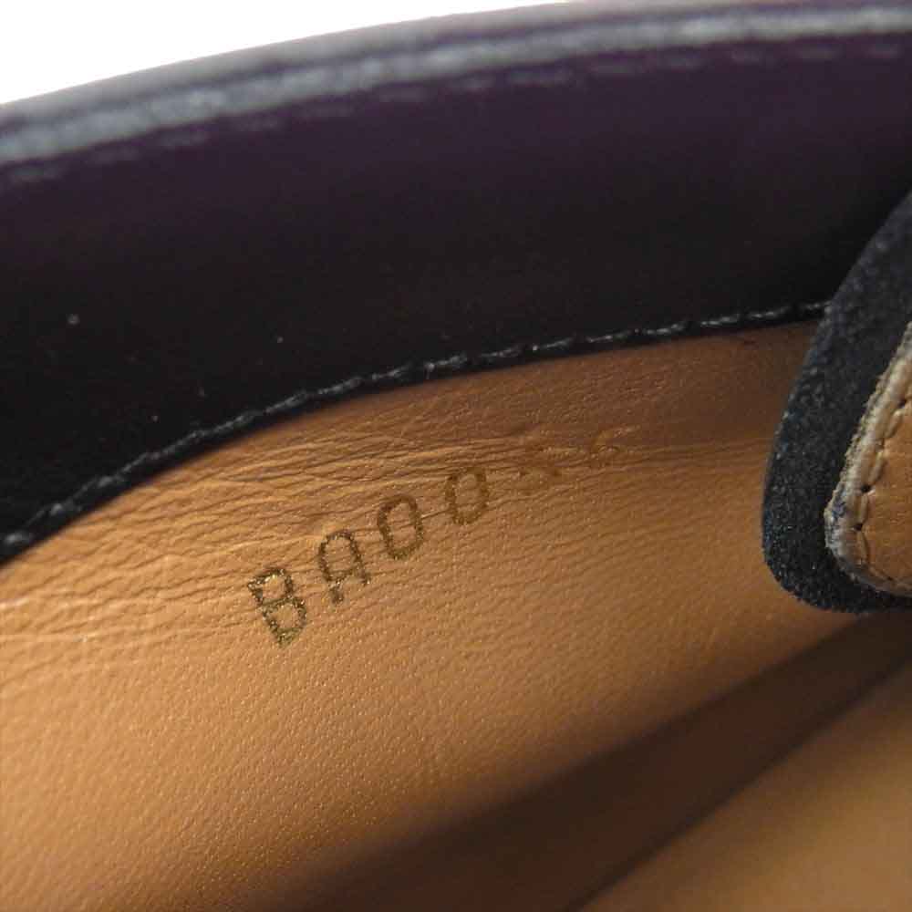 LOUIS VUITTON ルイ・ヴィトン BA0055 Uチップ レザー チャッカブーツ ブラック系 6.5【中古】
