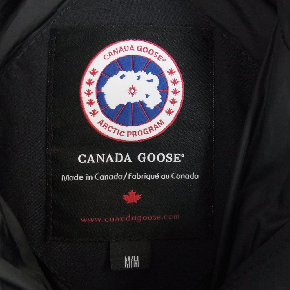 CANADA GOOSE カナダグース 2302JL R 国内正規品 グリフィンタグ MACKENZIE PARKA マッケンジーパーカー ダウンジャケット ダークネイビー系 M【中古】