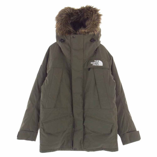 THE NORTH FACE ノースフェイス ND92032 ANTARCTICA PARKA アンタークティカパーカ ダウンジャケット モスグリーン系【中古】