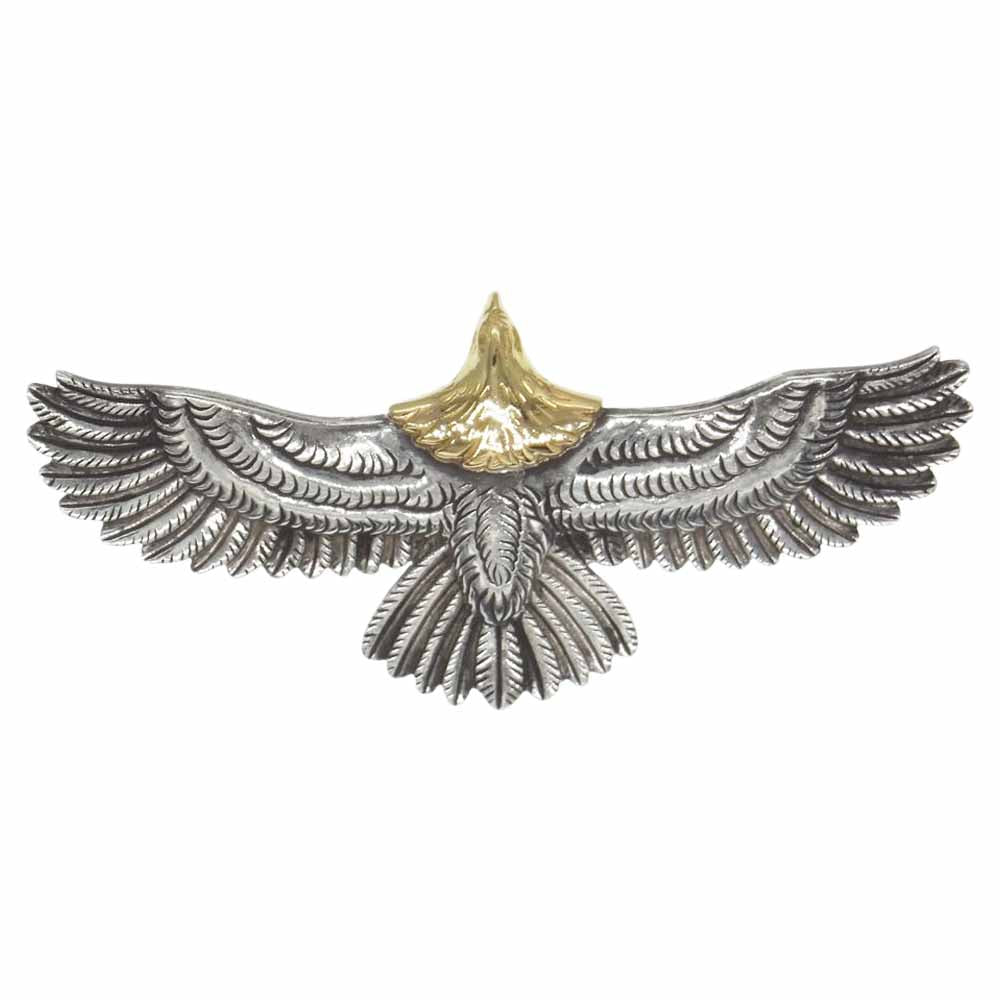 THE FLAT HEAD ザフラットヘッド 頭金 イーグル ペンダント トップ シルバー系 ゴールド系【中古】