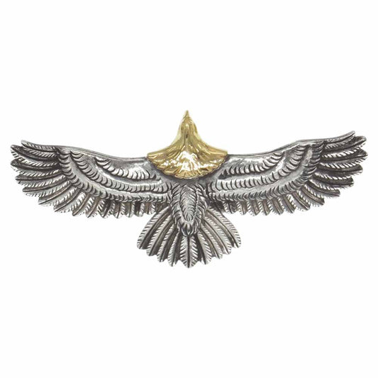 THE FLAT HEAD ザフラットヘッド 頭金 イーグル ペンダント トップ シルバー系 ゴールド系【中古】
