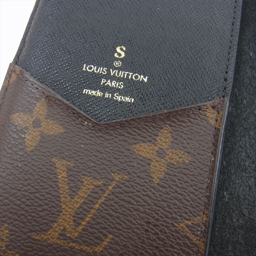 LOUIS VUITTON ルイ・ヴィトン M69577 iPhone 11 モノグラム フォリオ スマホケース ダークブラウン系【中古】