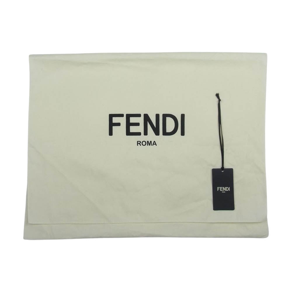 FENDI フェンディ FXQ801 AIKH M 国内正規品 ロゴパッチ バケットハット ピンク系 M【中古】