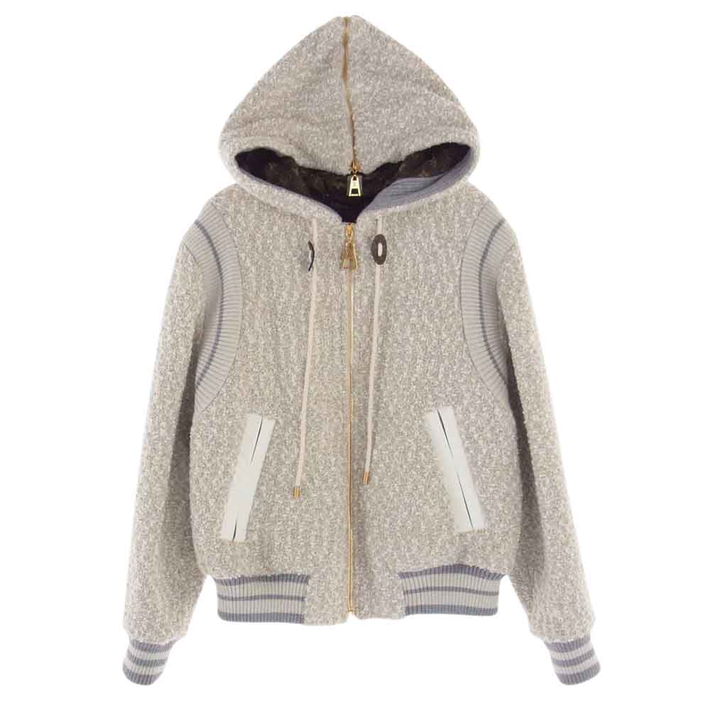 LOUIS VUITTON ルイ・ヴィトン 1AA94 国内正規品 ルレックスツイード バーシティ ボンバージャケット マルチカラー系 34【美品】【中古】