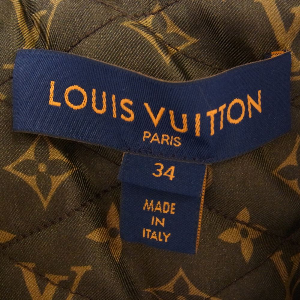 LOUIS VUITTON ルイ・ヴィトン 1AA94 国内正規品 ルレックスツイード バーシティ ボンバージャケット マルチカラー系 34【美品】【中古】