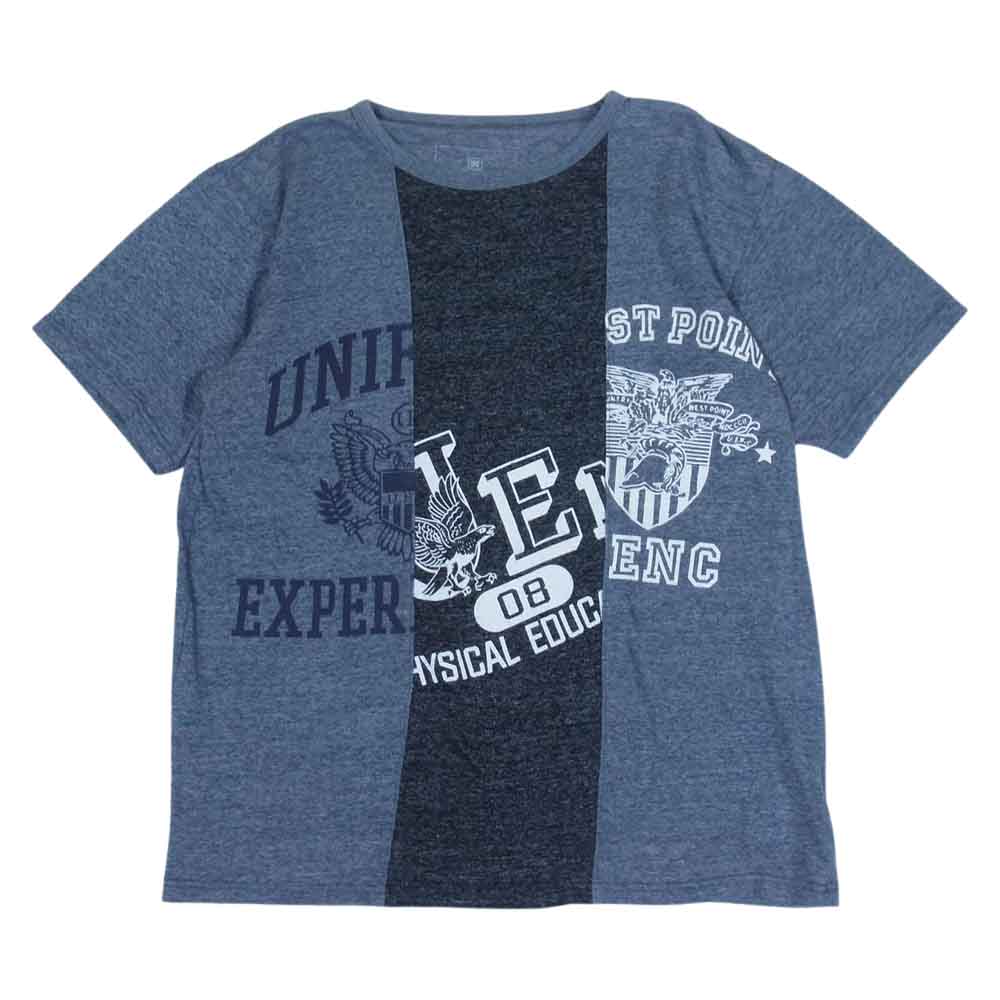 uniform experiment ユニフォームエクスペリメント RECONSTRUCTED CHEST PANEL TEE 半袖 Tシャツ グレー系 ブラック系 3【中古】