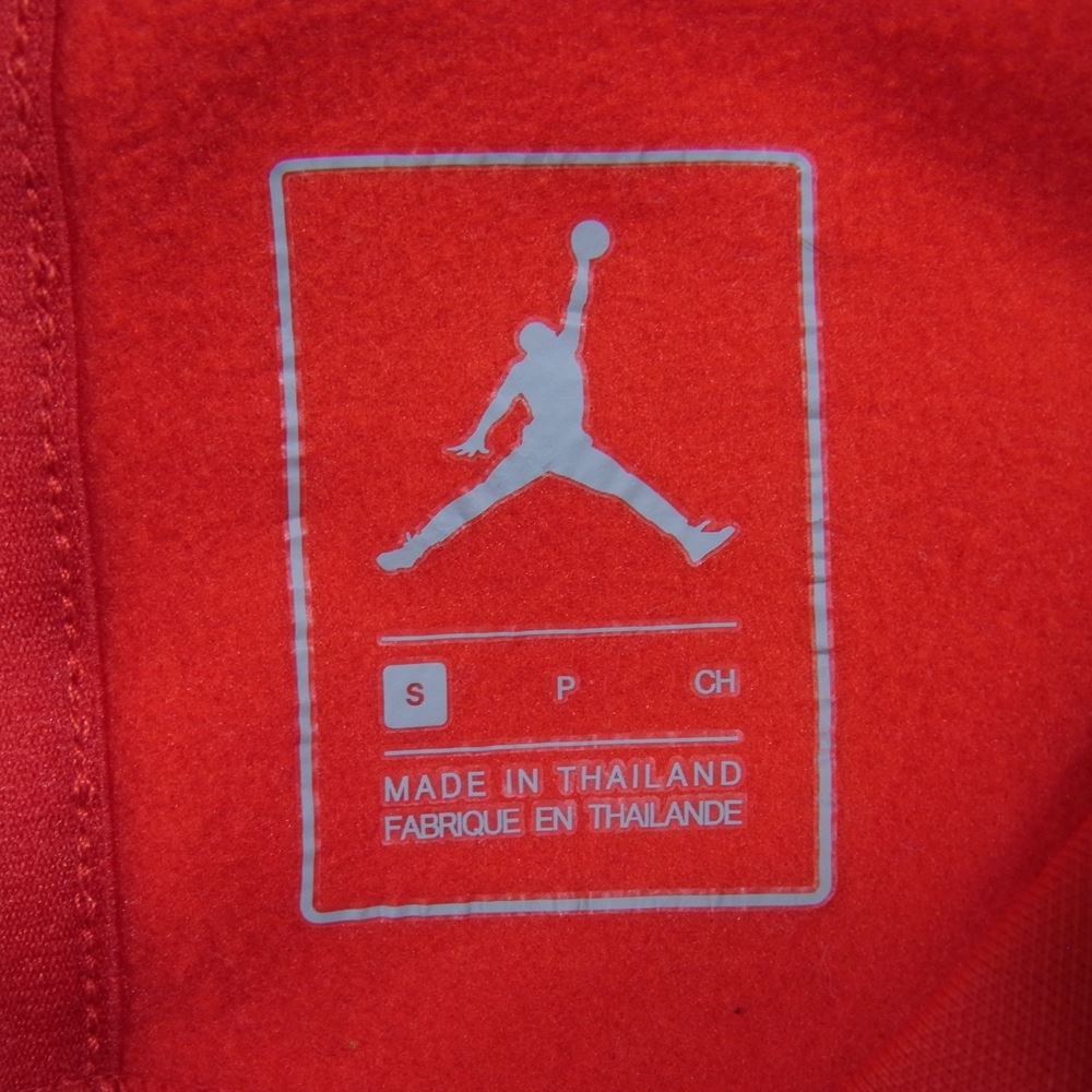 NIKE ナイキ SP190710HSE JORDAN × PARIS SAINT GERMAIN ジョーダン パリ サンジェルマンハーフジップ Tシャツ   レッド系 S【中古】