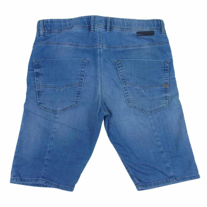 DIESEL ディーゼル d-krooshort joggjeans ジョグジーンズ スウェット デニム ショーツ インディゴブルー系 30【中古】