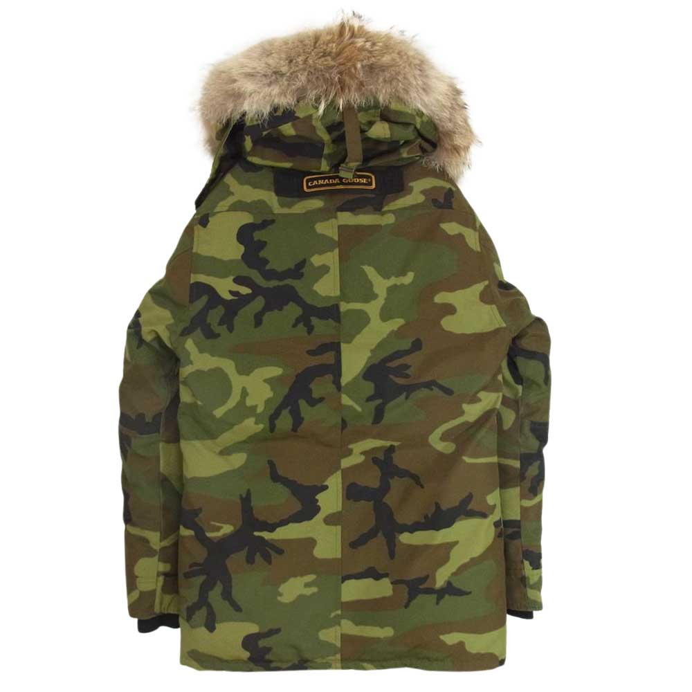 CANADA GOOSE カナダグース 3438JM R 国内正規品 グリフィンインターナショナル JASPER PARKA ジャスパー パーカー ダウン ジャケット 迷彩柄 カーキ系 S/P【中古】