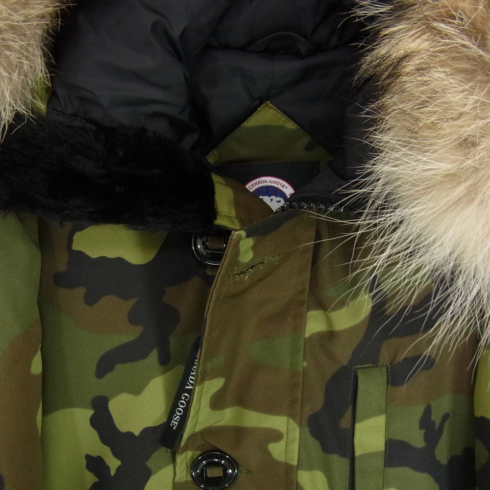 CANADA GOOSE カナダグース 3438JM R 国内正規品 グリフィンインターナショナル JASPER PARKA ジャスパー パーカー ダウン ジャケット 迷彩柄 カーキ系 S/P【中古】
