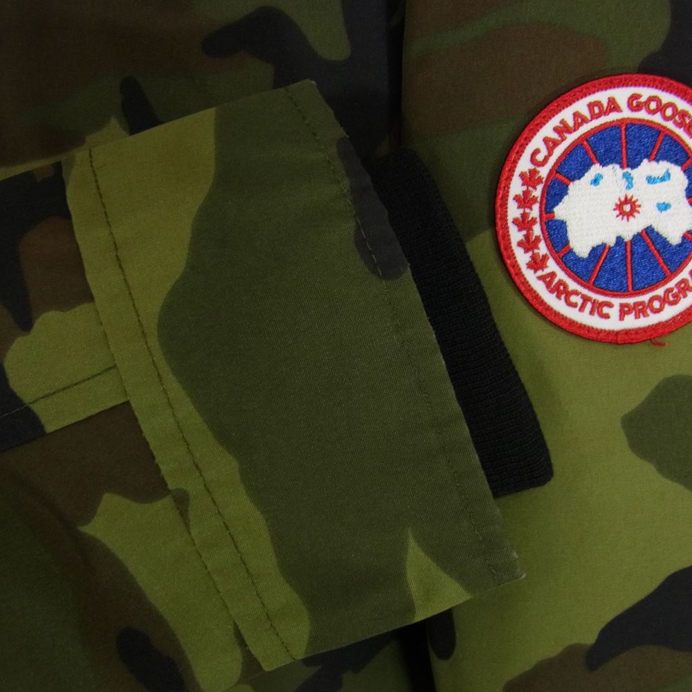 CANADA GOOSE カナダグース 3438JM R 国内正規品 グリフィンインターナショナル JASPER PARKA ジャスパー パーカー ダウン ジャケット 迷彩柄 カーキ系 S/P【中古】