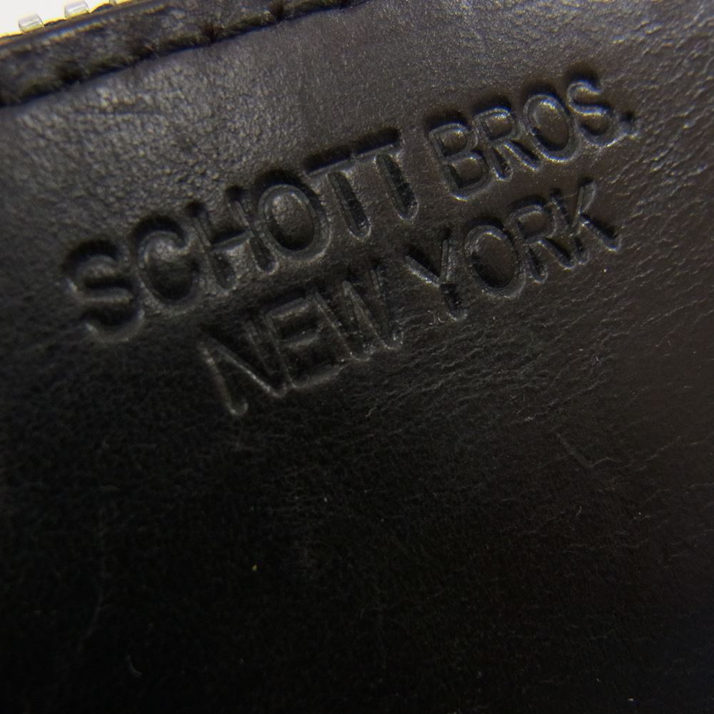schott ショット レザー ワンスター ペンケース  ブラック系【中古】