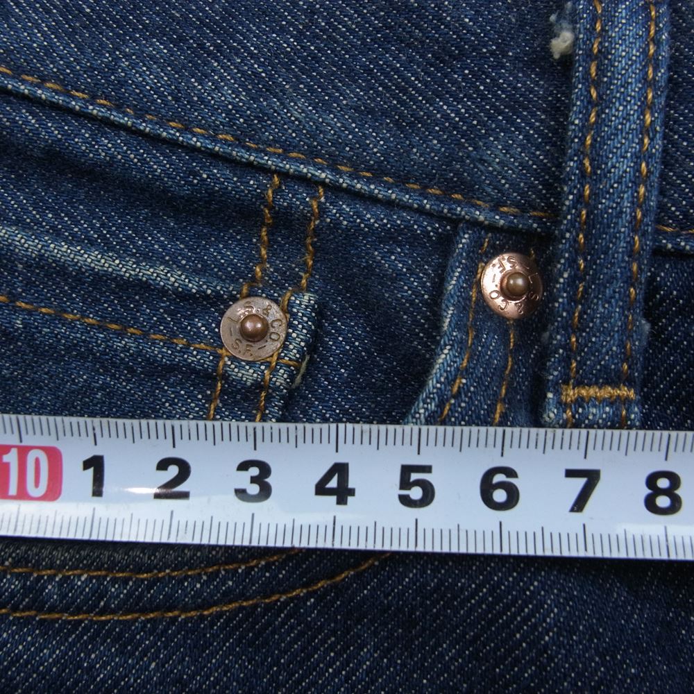 Levi's リーバイス 00505-0216 505 ジップフライ 5ポケット レギュラー ストレート デニムパンツ ジーンズ インディゴブルー系 29×30【中古】