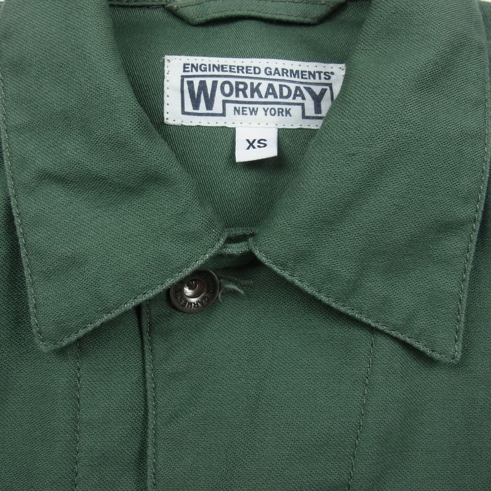 Engineered Garments エンジニアードガーメンツ WORKADAY ワーカデイ カバーオール カーキ カーキ系 XS【中古】