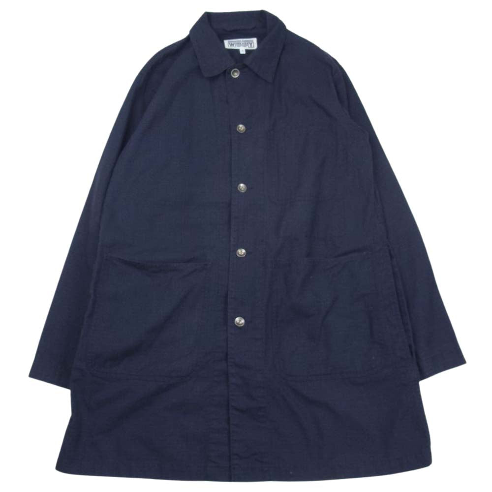 Engineered Garments エンジニアードガーメンツ WORKADAY ワーカデイ リップストップ ショップコート  ネイビー系 S【中古】