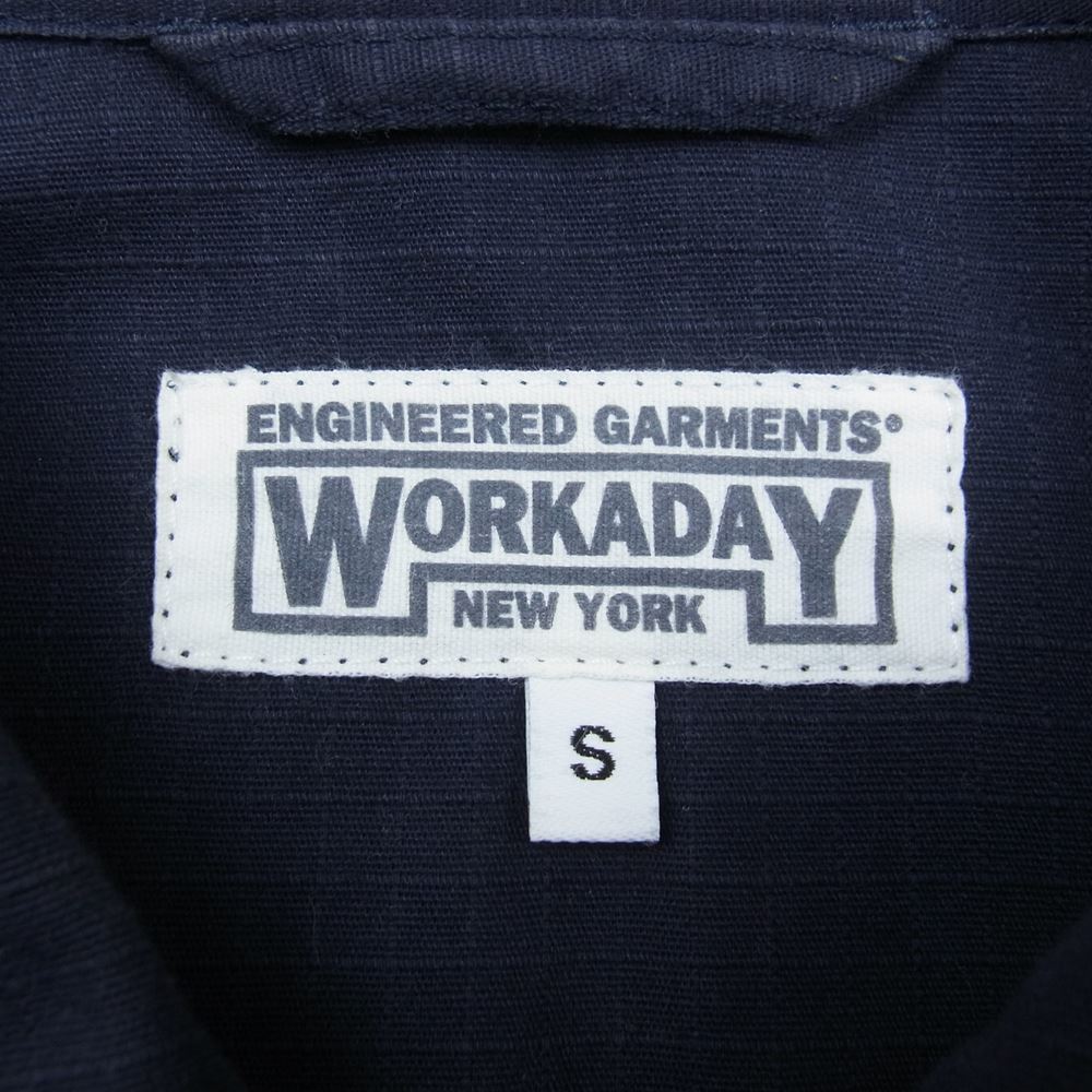 Engineered Garments エンジニアードガーメンツ WORKADAY ワーカデイ リップストップ ショップコート  ネイビー系 S【中古】