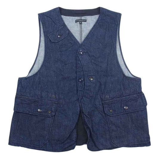 Engineered Garments エンジニアードガーメンツ デニム ワーク ベスト インディゴブルー系 S【中古】