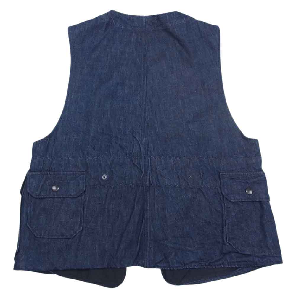 Engineered Garments エンジニアードガーメンツ デニム ワーク ベスト インディゴブルー系 S【中古】