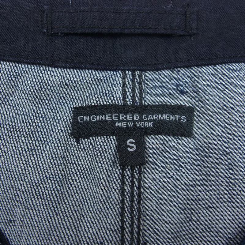 Engineered Garments エンジニアードガーメンツ デニム ワーク ベスト インディゴブルー系 S【中古】