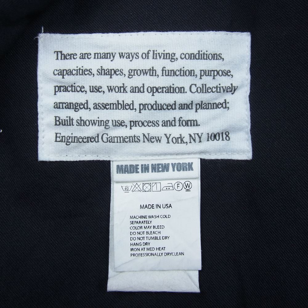 Engineered Garments エンジニアードガーメンツ デニム ワーク ベスト インディゴブルー系 S【中古】