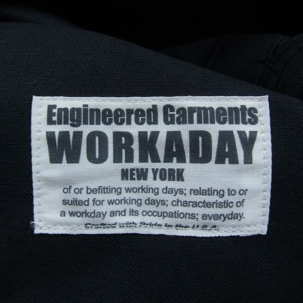 Engineered Garments エンジニアードガーメンツ WORKADAY ワーカデイ ショップコート ブラック ブラック系 XS【中古】