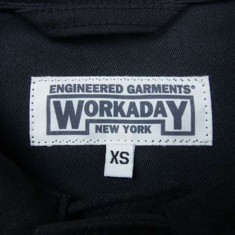 Engineered Garments エンジニアードガーメンツ WORKADAY ワーカデイ ショップコート ブラック ブラック系 XS【中古】