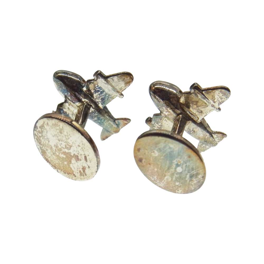 TIFFANY&Co. ティファニー 飛行機 エアプレーンモチーフ カフリンクス カフス シルバー系【中古】
