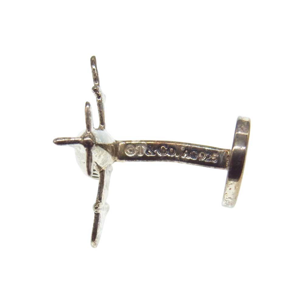 TIFFANY&Co. ティファニー 飛行機 エアプレーンモチーフ カフリンクス カフス シルバー系【中古】