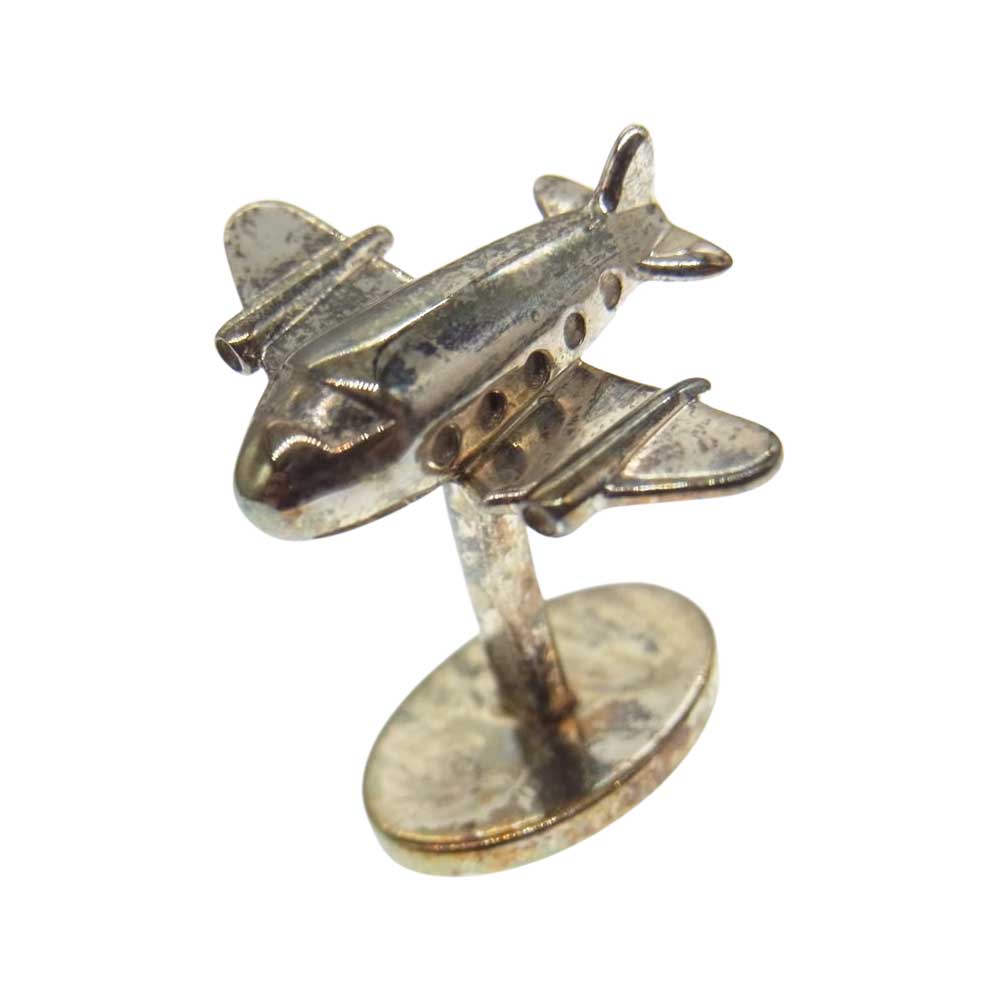 TIFFANY&Co. ティファニー 飛行機 エアプレーンモチーフ カフリンクス カフス シルバー系【中古】
