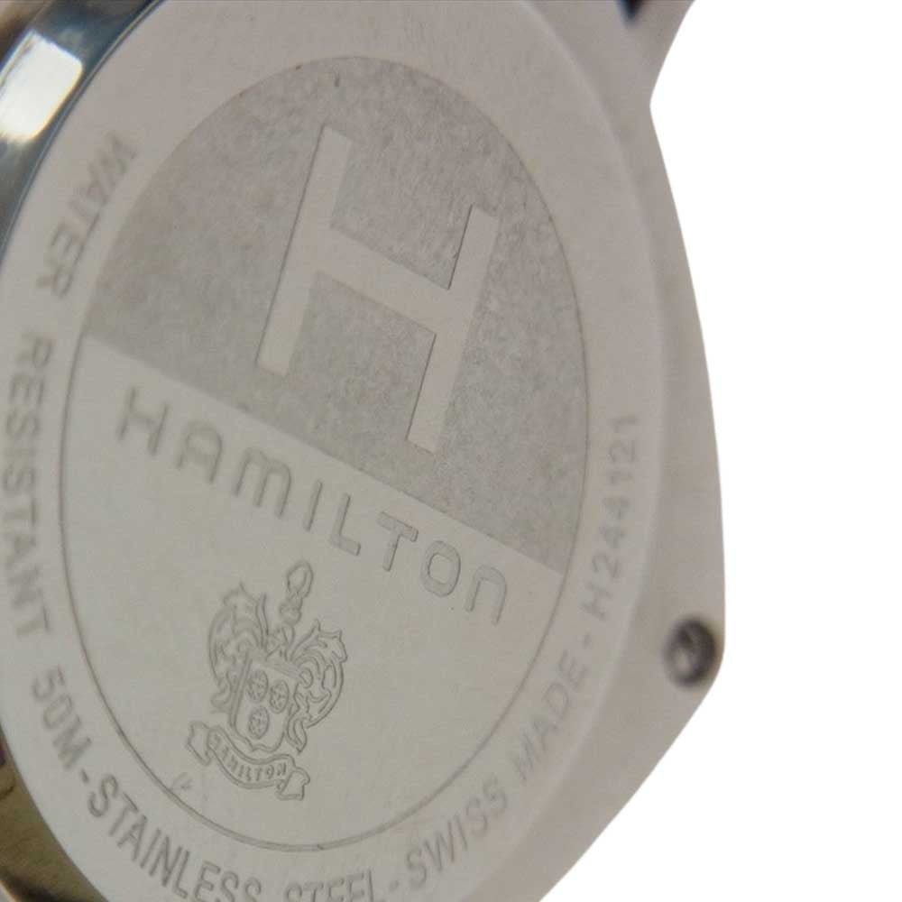 HAMILTON ハミルトン H24412732 ベンチュラ クォーツ クロノグラフ デイト ウォッチ ブラック文字盤 腕時計 ブラック系 シルバー系【中古】
