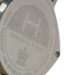 HAMILTON ハミルトン H24412732 ベンチュラ クォーツ クロノグラフ デイト ウォッチ ブラック文字盤 腕時計 ブラック系 シルバー系【中古】