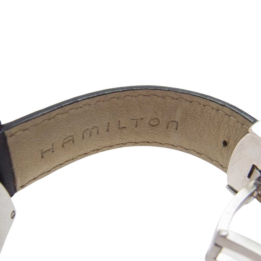 HAMILTON ハミルトン H24412732 ベンチュラ クォーツ クロノグラフ デイト ウォッチ ブラック文字盤 腕時計 ブラック系 シルバー系【中古】
