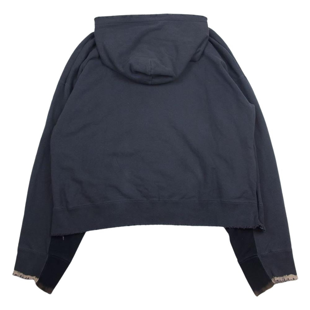 シュタイン ST.109 OVERSIZED REBUILD SWEAT HOOD TENDERLY オーバーサイズ プルオーバ― フーディ パーカー チャコール系 S【中古】