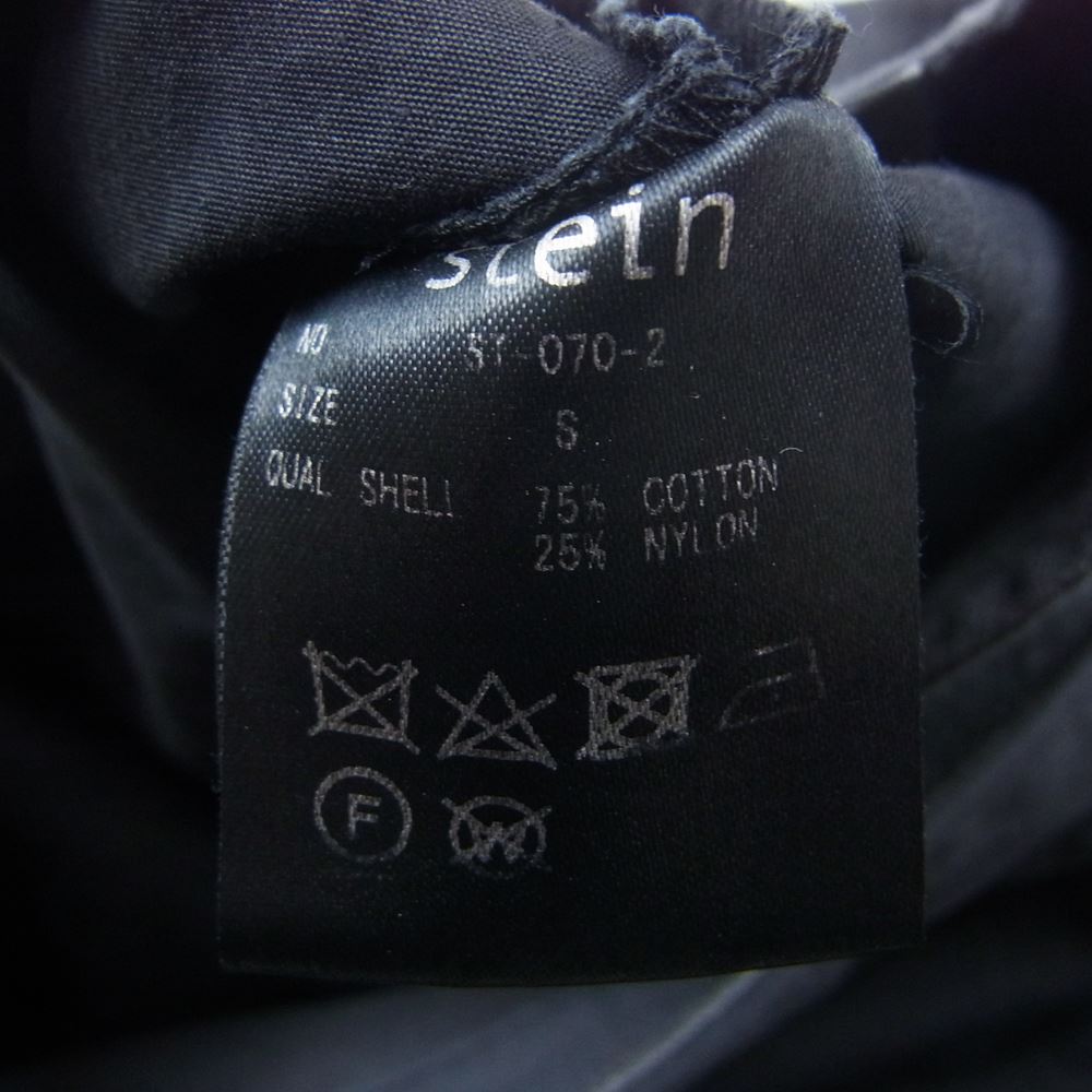 シュタイン ST.070-2 EX WIDE TROUSERS 2タック ワイド トラウザー スラックスパンツ ブラック系 S【中古】