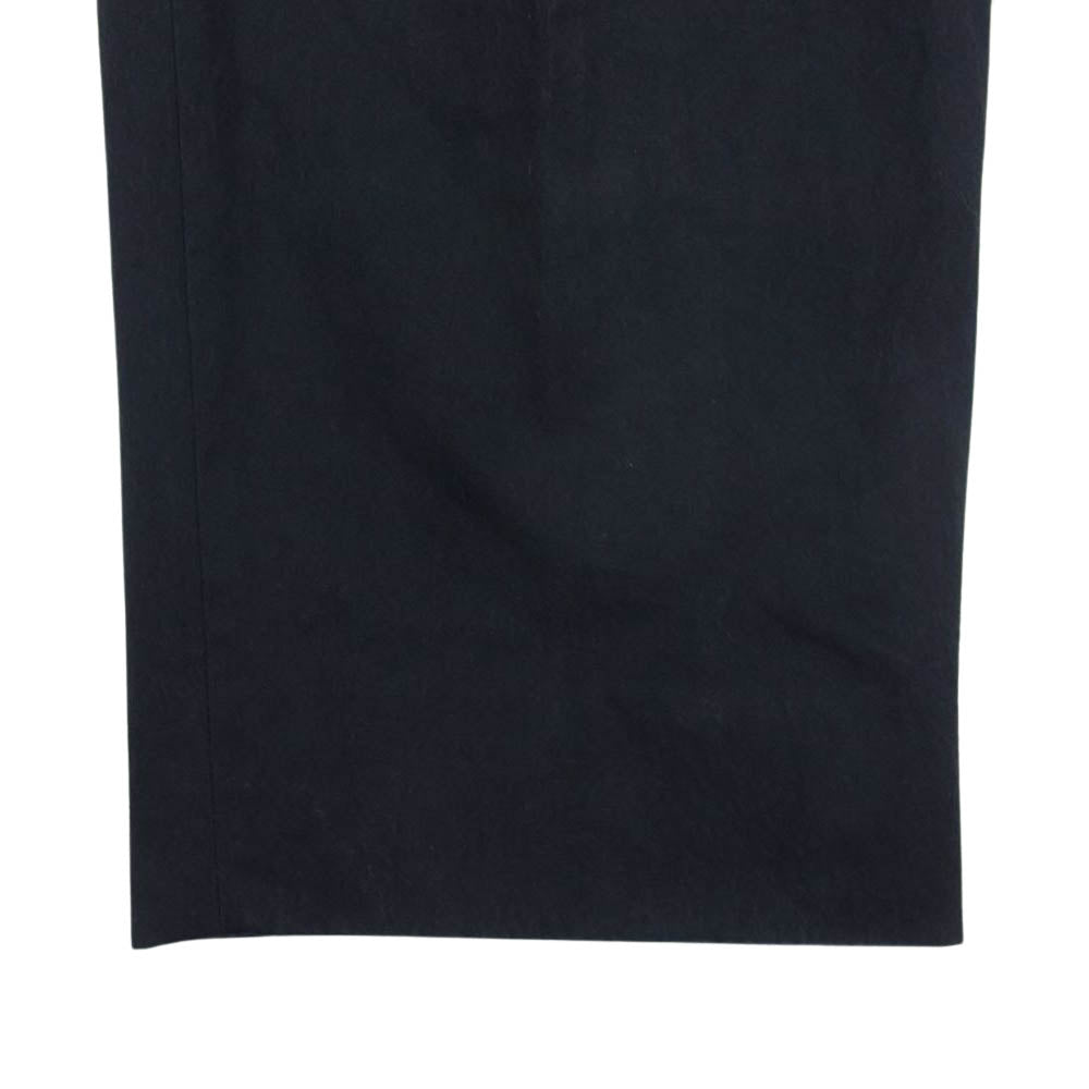 シュタイン ST.070-2 EX WIDE TROUSERS 2タック ワイド トラウザー スラックスパンツ ブラック系 S【中古】