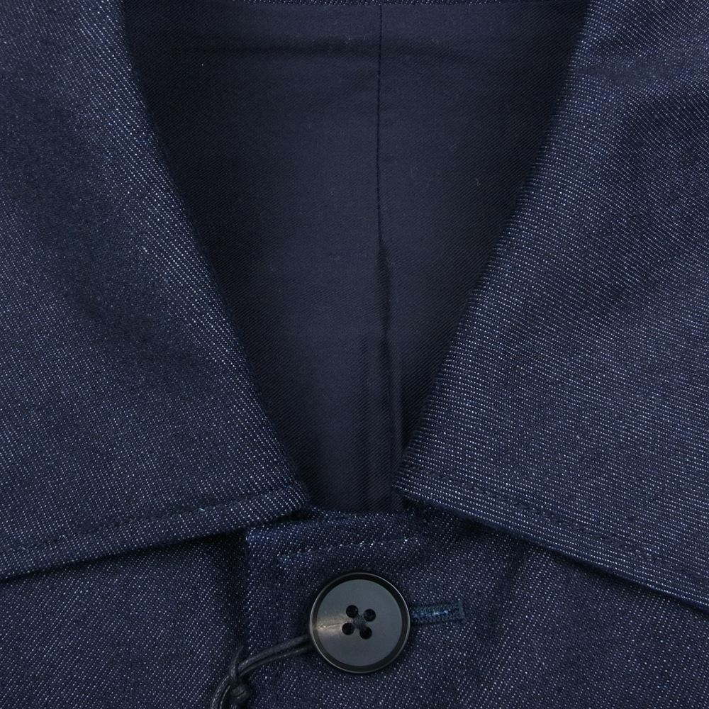 シュタイン ST.294-1 OVERSIZED BELTED DENIM JACKET オーバーサイズ ベルテッド デニムジャケット インディゴブルー系 S【美品】【中古】