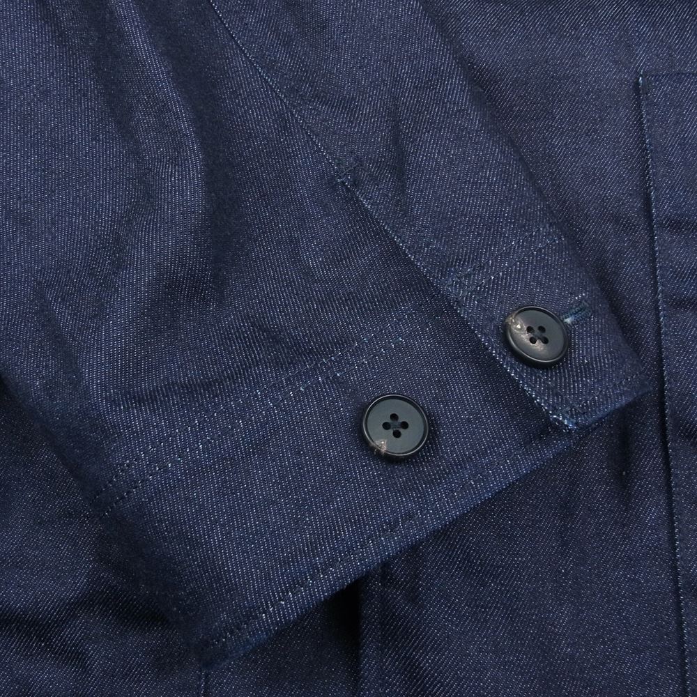 シュタイン ST.294-1 OVERSIZED BELTED DENIM JACKET オーバーサイズ ベルテッド デニムジャケット インディゴブルー系 S【美品】【中古】