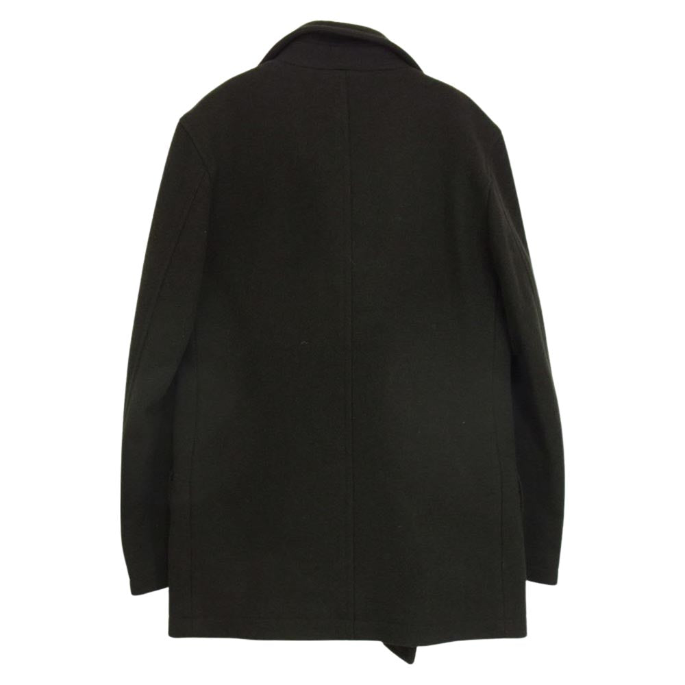 Paul Smith ポール・スミス PC-KS-56441  COLLECTION ピーコート Pコート ダブルボタン ウール カシミヤ混 カーキ系 M【中古】