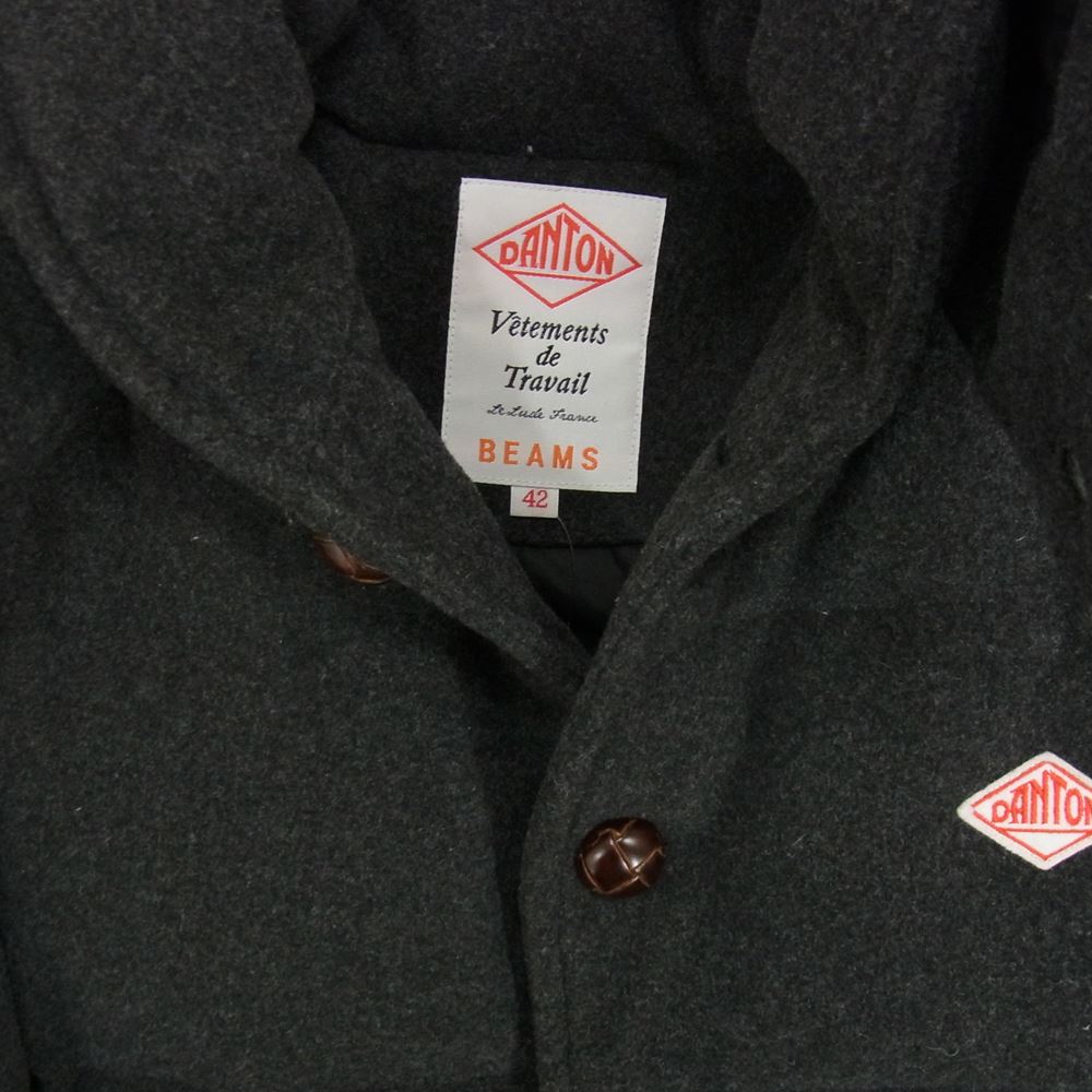 Danton ダントン 19A-FA-00 × BEAMS モッサ ダウン ジャケット グレー系 42【中古】