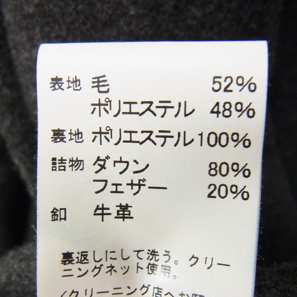 Danton ダントン 19A-FA-00 × BEAMS モッサ ダウン ジャケット グレー系 42【中古】