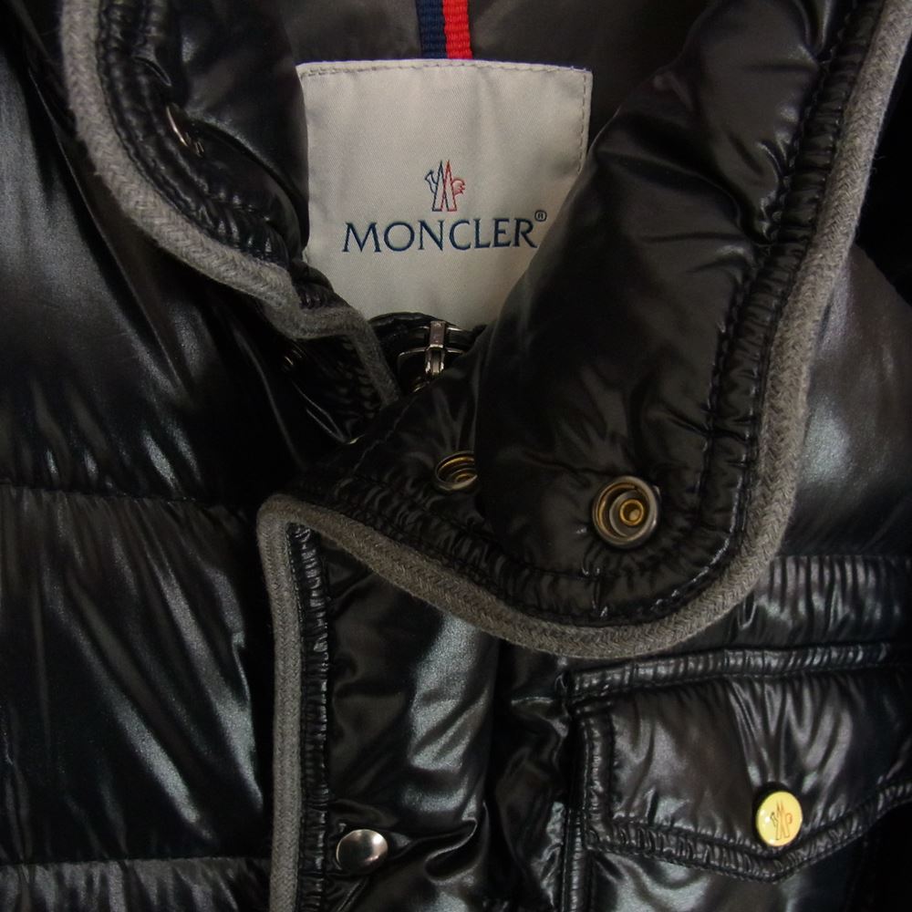 MONCLER モンクレール BORROME ボローメ ダウン ジャケット ブラック系 1【中古】
