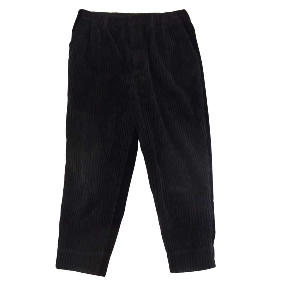 ドゥルカマラ コーデュロイ タック ワイド パンツ ブラック系 1【中古】