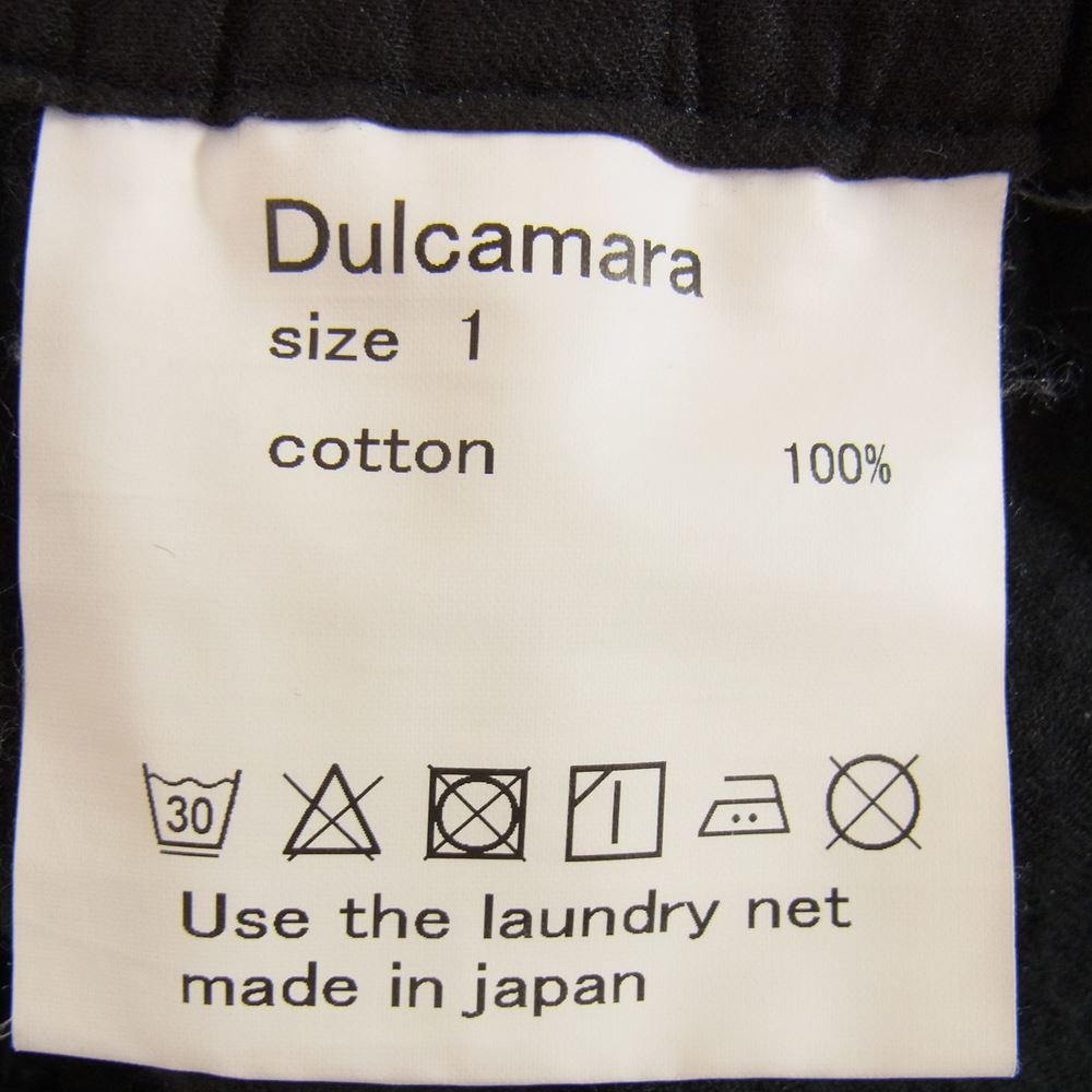 ドゥルカマラ コーデュロイ タック ワイド パンツ ブラック系 1【中古】