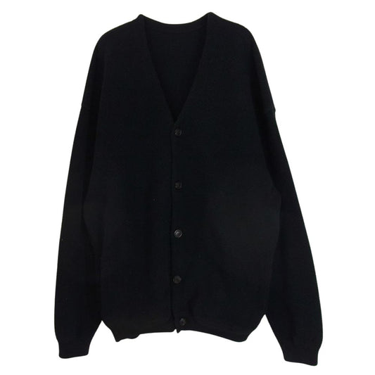 crepuscule クレプスキュール moss stitch V/N cardigan カーディガン ブラック系 2【中古】